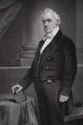Portrait of James Buchanan (1791-1868) (litho) (detail of 254652) | Obraz na stenu