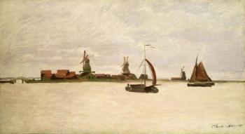 The Outer Harbour at Zaandam, 1871 | Obraz na stenu