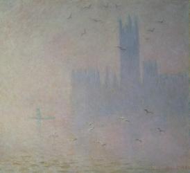 Seagulls over the Houses of Parliament, 1904 | Obraz na stenu