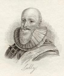 Maximilien de Bethune, duc de Sully, from 'Crabb's Historical Dictionary', published 1825 (litho) | Obraz na stenu