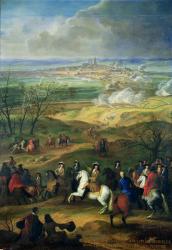 The Siege of Mons by Louis XIV (1638-1715) 9th April 1691 (oil on canvas) | Obraz na stenu