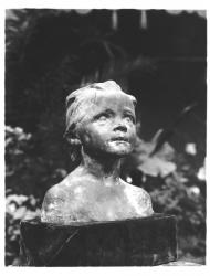 Jeanne as a Child, or The Little Lady (plaster) (b/w photo) | Obraz na stenu