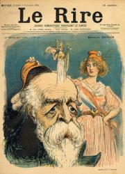 Caricature of Henri Brisson, from the front cover of 'Le Rire', 5th November 1898 (colour litho) | Obraz na stenu
