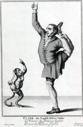 Clark the English Posture Maker, taken from the series "The Cryes of the City of London Drawne after the Life", engraving after Marcellus Laroon II, published by Pierce Tempest, 1688 (engraving) | Obraz na stenu