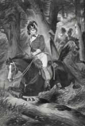 Francis Marion, 1732-1795. Officer during American Revolution and leader of guerrilla band. Known as The Swamp Fox. From painting by Alonzo Chappel | Obraz na stenu