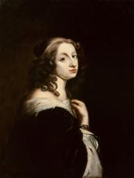 Christina, Queen of Sweden, c.1650 (oil on copper) | Obraz na stenu