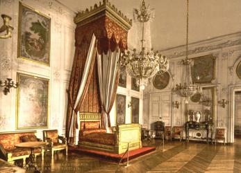 Grand Trianon, chamber of Queen Victoria, Versailles, France, c.1890-c.1900 | Obraz na stenu