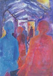 Railway Station, 2008 (oil on canvas) | Obraz na stenu