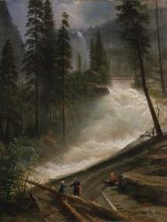 Nevada Falls, Yosemite, 1872 or 1873 (oil on canvas) | Obraz na stenu