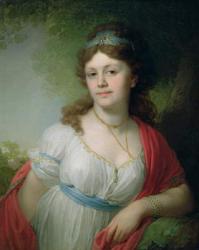 Portrait of E. Temkina, 1798 (oil on canvas) | Obraz na stenu