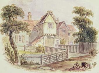 The Old Cheesecake House, 1841 (w/c on paper) | Obraz na stenu