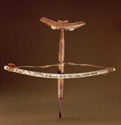 Inuit bow drill (wood with iron and ivory) | Obraz na stenu