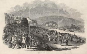 Goodwood Races: the Course, from 'The Illustrated London News', 1st August 1846 (engraving) | Obraz na stenu