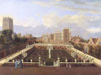 Pierrepont House, Nottingham, c.1708-13 (oil on canvas) | Obraz na stenu