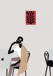 Cafe Scene with Matisse, 2016, (digital) | Obraz na stenu
