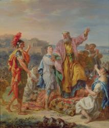Landscape with Classical Figures | Obraz na stenu