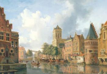 Amsterdam Street Scene | Obraz na stenu