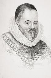 William Camden, illustration from 'Old England's Worthies' by Lord Brougham, published c.1880 (engraving) | Obraz na stenu