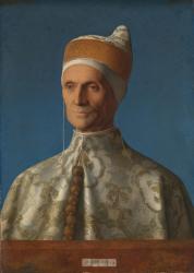 Leonardo Loredan (1436-1521) Doge of Venice from 1501-21, c.1501 (oil on panel) | Obraz na stenu