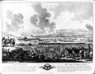 The Battle of Austerlitz, 2 December 1805 (litho) (b/w photo) | Obraz na stenu