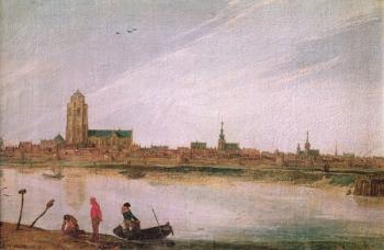 View of Zierikzee, 1618 (oil on canvas) | Obraz na stenu