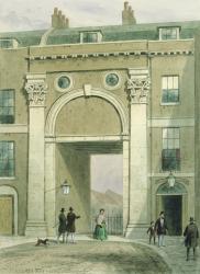 Gateway to the River, Essex Street, 1857 (w/c on paper) | Obraz na stenu