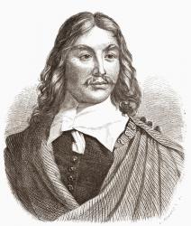 Philips Wouwerman or Wouwermans, 1619 - 1668. Dutch artist. From Histoire des Peintres de Toutes les Écoles, École Hollandaise, published 1863. (litho) | Obraz na stenu