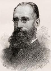 Mandell Creighton, 1843  1901. British historian and a bishop of the Church of England. From The Review of Reviews, published 1891 | Obraz na stenu
