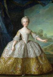 Infanta Isabelle de Bourbon-Parme (1741-63) 1749 (oil on canvas) | Obraz na stenu