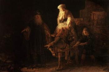 The Departure of the Shemanite Wife (oil on canvas) | Obraz na stenu