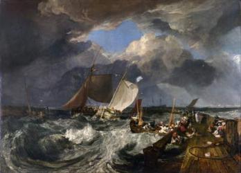 Calais Pier: An English Packet Arriving, 1803 (oil on canvas) | Obraz na stenu