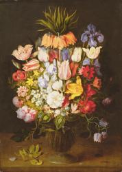 Flower Still Life (oil on canvas) | Obraz na stenu