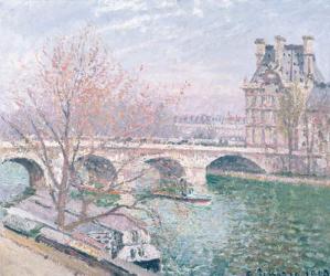 The Pont-Royal and the Pavillon de Flore, 1903 (oil on canvas | Obraz na stenu