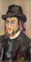 Portrait of Erik Satie (1866-1925) c.1892 (oil on canvas) | Obraz na stenu