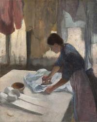 Woman Ironing, c.1876-87 (oil on canvas) | Obraz na stenu