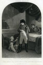 Last adieu of Louis Napoleon and the Emperor, 2nd June 1815 (engraving) | Obraz na stenu