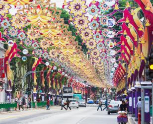 Singapore. Serangoon Road (photo) | Obraz na stenu