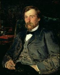 Portrait of the Artist Illarion Mikhailovich Pryanishikov (1840-94), 1883 (oil on canvas) | Obraz na stenu