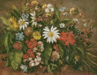 Flowers, 1871 (oil on wood) | Obraz na stenu