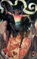 Hell, right hand panel from the Triptych of Earthly Vanity and Divine Salvation, c.1485 (oil on panel) | Obraz na stenu