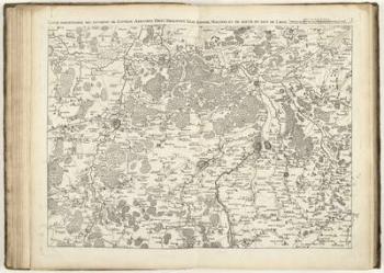 Map of Brabant, 1706 (engraving) | Obraz na stenu