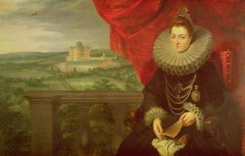 The Infanta Isabella Clara Eugenia (1566-1633) (oil on canvas) (pair of 197174) | Obraz na stenu