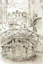 Ponte del Piovan, 1879-80 (etching) | Obraz na stenu