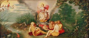 The Triumph of Venus and of Love (oil on panel) | Obraz na stenu