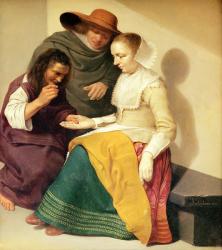 The Fortune Teller, 1631 (oil on copper) | Obraz na stenu