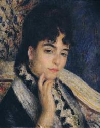 Portrait of Madame Alphonse Daudet (1844-1940) 1876 (oil on canvas) | Obraz na stenu