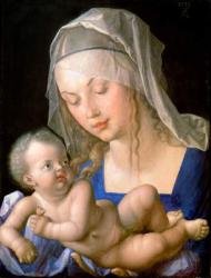 Virgin and child holding a half-eaten pear, 1512 (panel) | Obraz na stenu