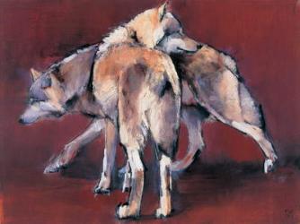 Wolf Composition, 2001 (oil on canvas) | Obraz na stenu