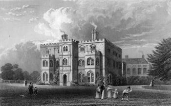 Marks Hall, Coggeshall, Essex, engraved by John Carr Armytage, 1833 (engraving) | Obraz na stenu