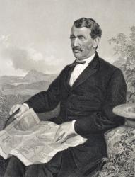 David Livingstone (1813-73) (engraving) | Obraz na stenu